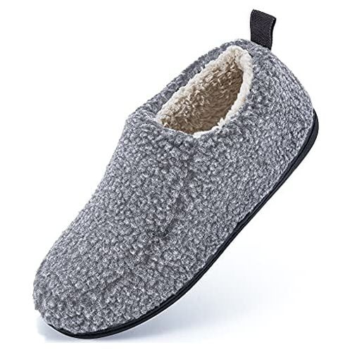 HARENC Womens Slippers Indoor Shoes with Memory Foam Warm Plush Fleece Lined House Slipper Home Shoe