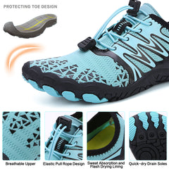 Ecetana Mens Womens Water Shoes Quick Dry Barefoot Walking Beach Shoes