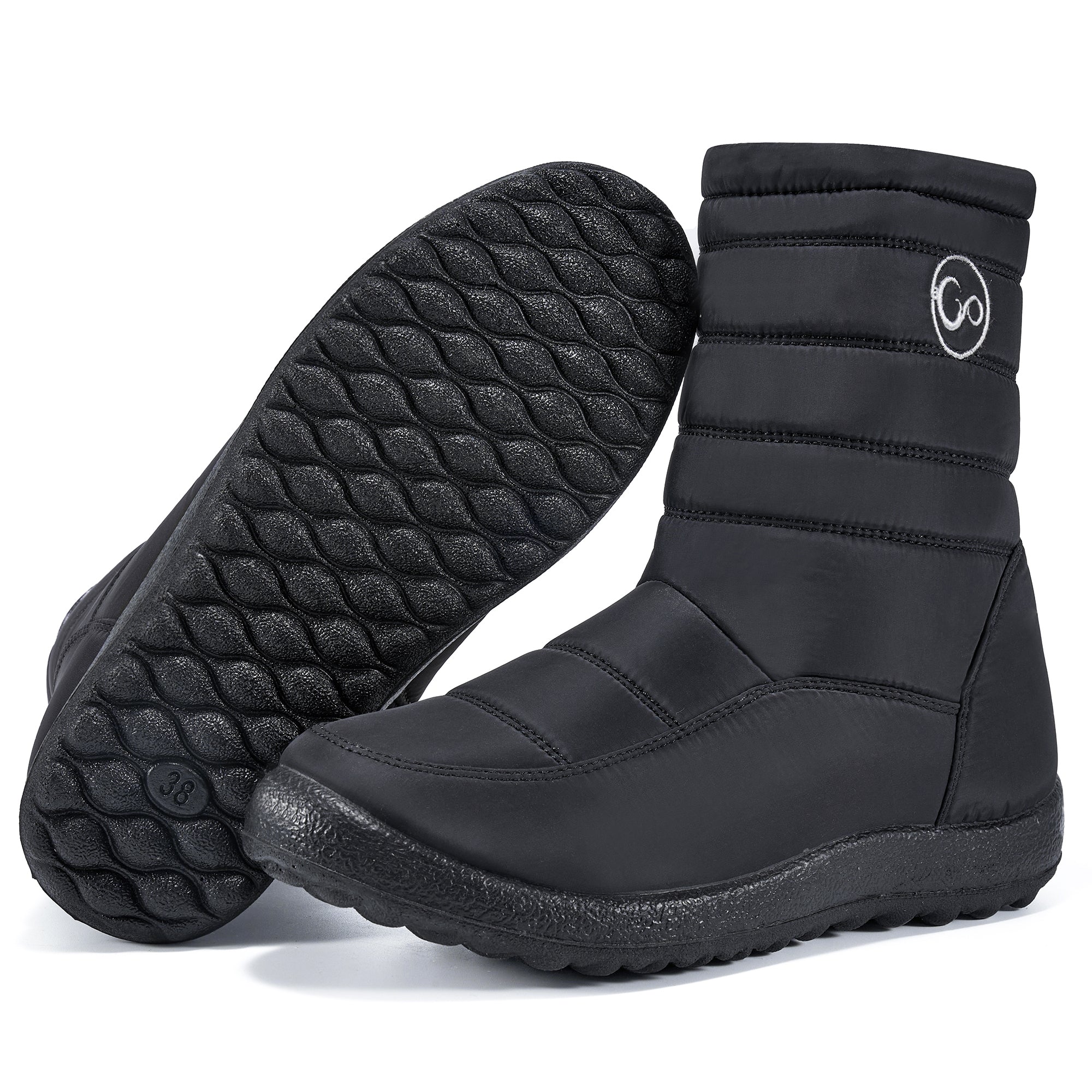 HARENCE Womens Winter Snow Boots: Women's Mid-Calf