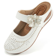 HARENC™Mules for Women Sandals Casual Summer Clog with Arch Support Cushion Footbed Slip