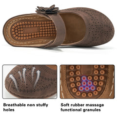 HARENC™Mules for Women Sandals Casual Summer Clog with Arch Support Cushion Footbed Slip