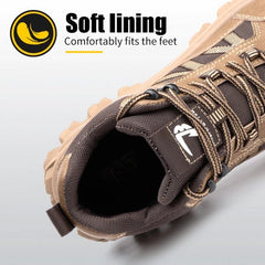 Men's Breathable Lightweight Anti-smash Anti-puncture Work Shoes