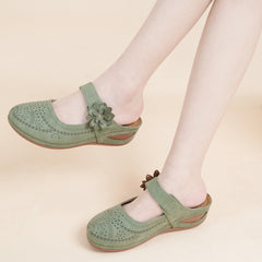 HARENC™Mules for Women Sandals Casual Summer Clog with Arch Support Cushion Footbed Slip