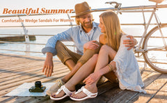 【No.14】Ladies Flip Flops Adjustable Hook And Loop Sandals Summer Air Cushion Shoes