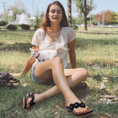 【No.6】Wedge Sandals Ladies Flip Flops Bohemian Sandals